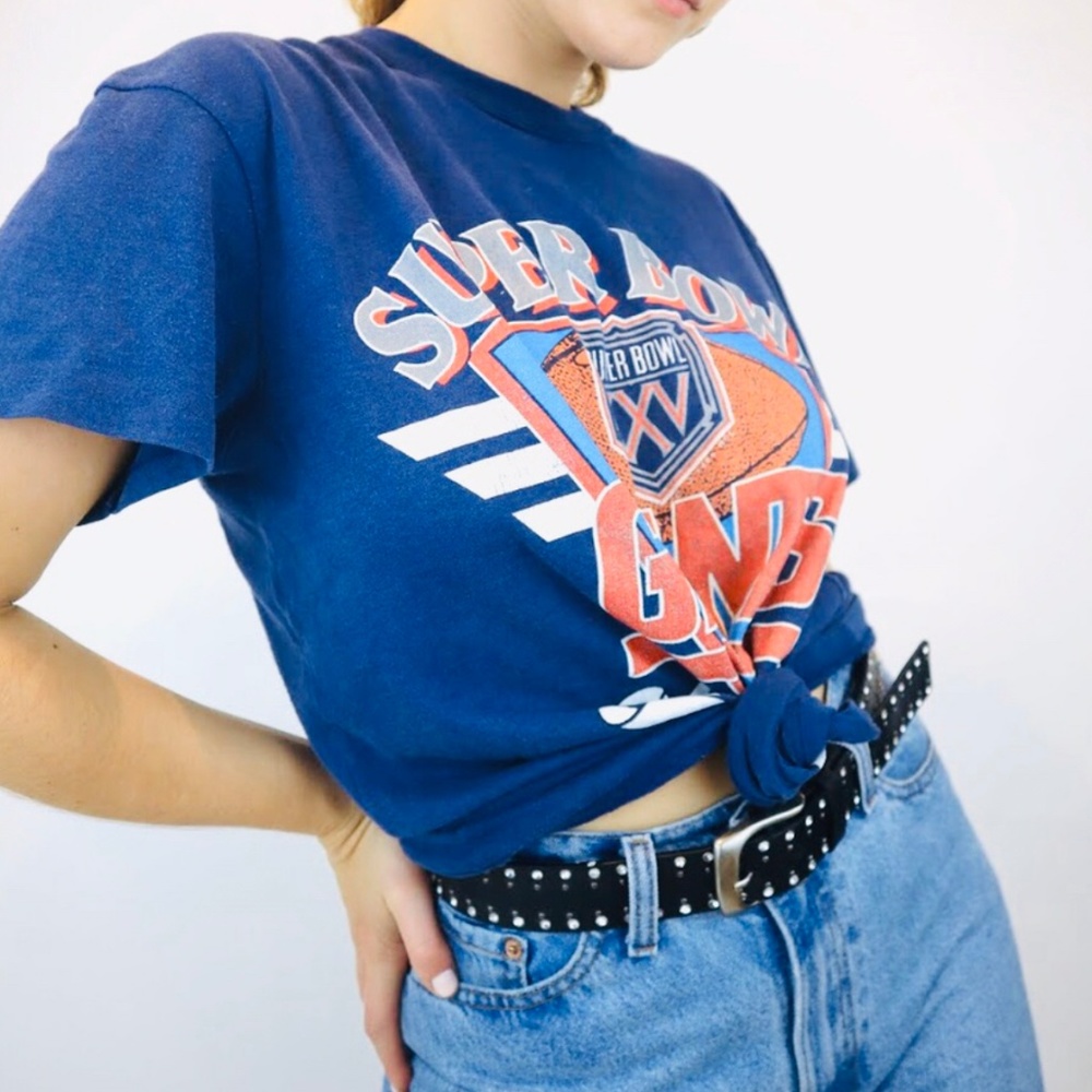 Vintage 1991 XXV Super Bowl Giants Champions Tee